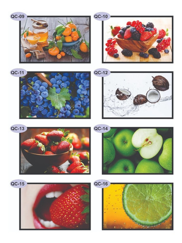Imagem 4 de 10 de 5 Pôsters Cartaz Cozinha Gourmet Para Emoldurar 40x30cm