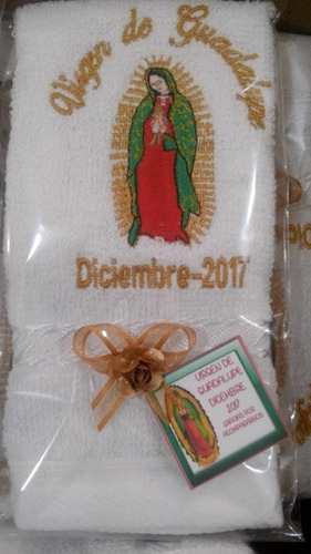 Recuerdo Toalla Bordadas Virgen De Guadalupe San Judas 18 Pz