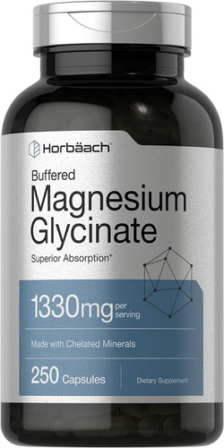 Magnesio Glicinato  180 Capsulas Alta Absorción Estrés