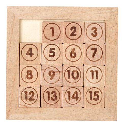 Madera Matemáticas Iq Estilo1 El 13,5x13,5x1cm Estilo1