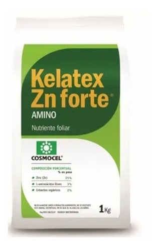 Kelatex Zinc Forte Fertilizante Cosmocel 1 Kg