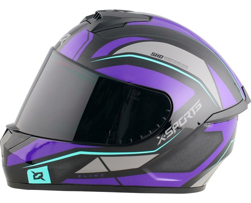 Casco Moto Xsports M63 Certificado Dot Mujer Dama