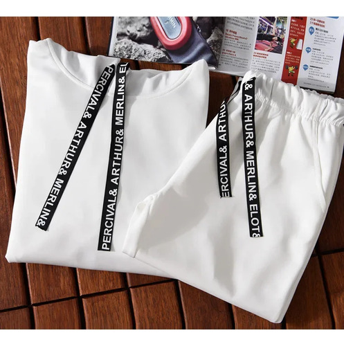 Conjunto De Sudadera Y Pantalón De Chándal Con Capucha Para