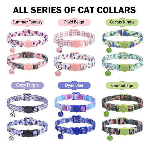 Dillybud Collares Para Gatos Separables Para Niñas Y Niños