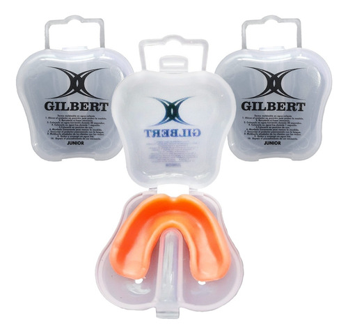 Tripack Bucales Gilbert X3 Junior Hockey Rugby