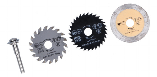 Juego De Hojas De Sierra Circular Hss Mini De 54,8 Mm Y Mand