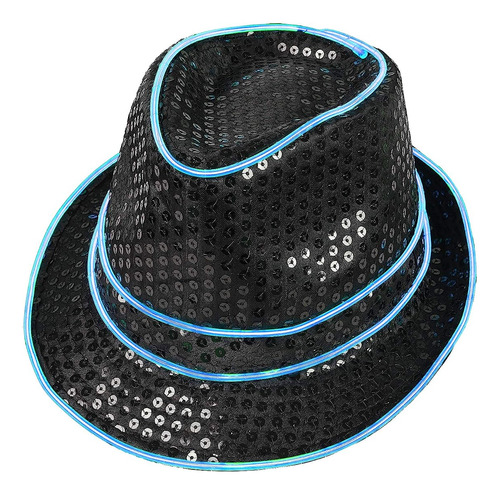 Gorro Sombrero De Lentejuelas Led A Pila Control Ltf Shop 