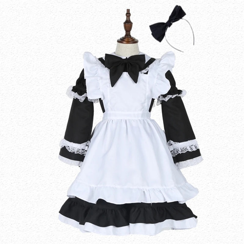 Bonito Disfraz De Criada De Lolita Para Wonderland Alice