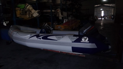 Imagen 7 de 7 de Semirrigido Nyc (autonautica) Con Motor Jhonson 40.