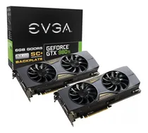 Comprar Kit Sli: 2x Evga Gtx 980 Ti Sc+ 6gb + Ponte Sli 3 Way Evga