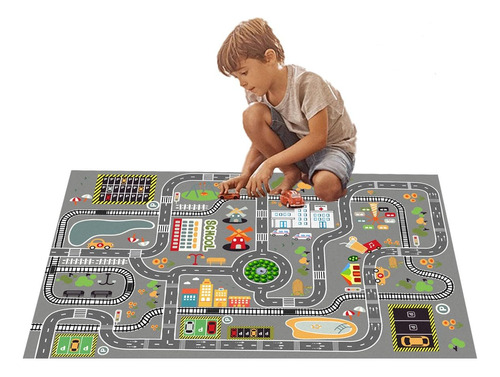 Juego De Alfombra Para Coches Y Juguetes, Sala De Juegos Ed