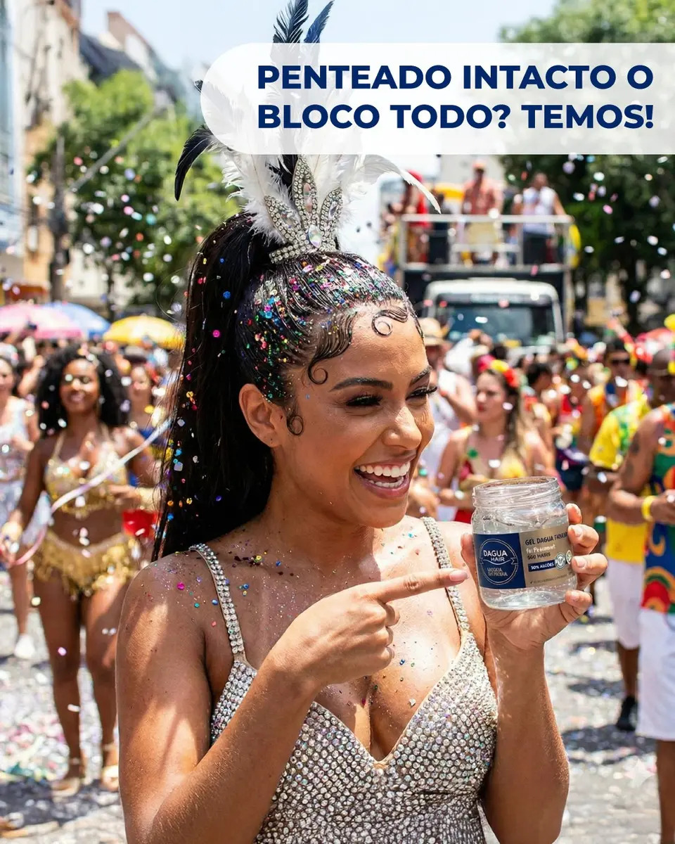 D'Agua Natural Gel Fixador de Penteados para Cabelos 200g Uso Diário — miniatura 4