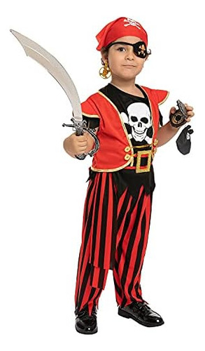 Spooktacular Creations Disfraz De Intendente Feroz De Pirata