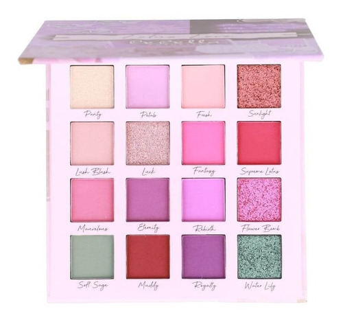 Paleta De Sombras Lotus Love De Bebella Cosmetics