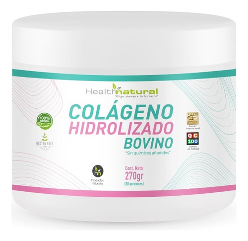 Colágeno Hidrolizado Bovino - 270 Grs - En Polvo