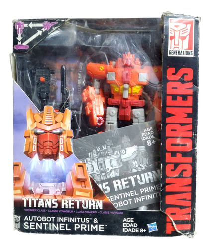 Transformers Titans Return Sentinel Prime Año 2015 Hasbro (Usado)