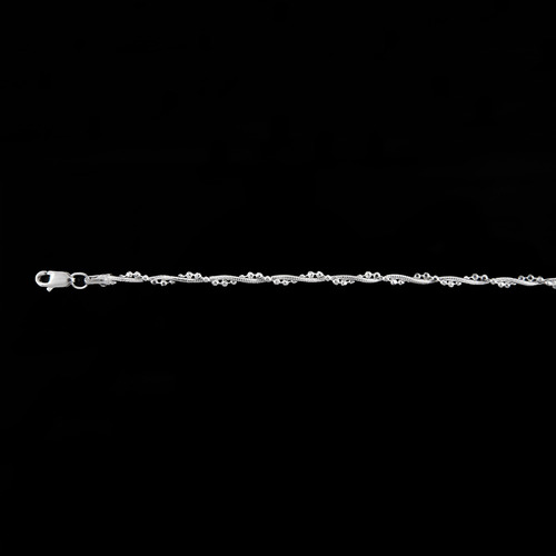 Pulsera Mujer Bolitas Cr 2mm De Plataley.925 Duodeluxejoyas®