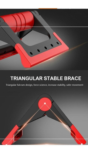 Barra Para Planchas Plegable Rack Push Up Resistencia Extre