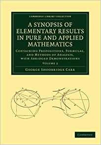 A Synopsis Of Elementary Results In Pure And Applied Mathema