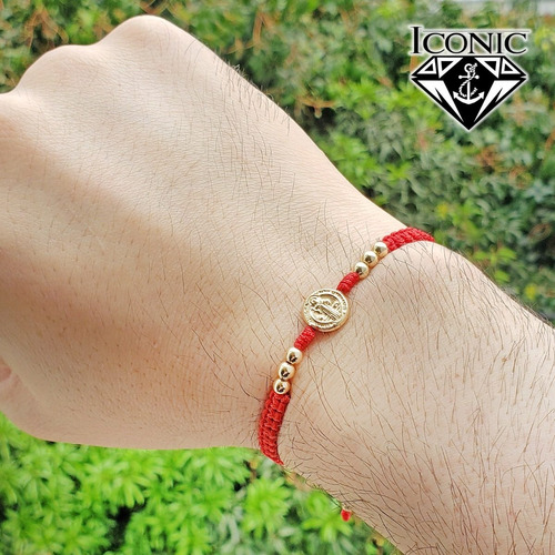 Pulsera San Benito De Abad Oro Laminado 18k Iconic Store