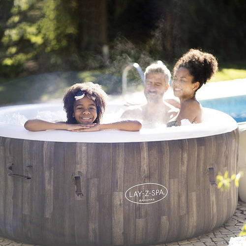Imagen 11 de 12 de Jacuzzi Spa Inflable Bahamas Bestway Ø180x66 Cm + Bomba