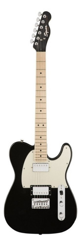 Guitarra Eléctrica Squier By Fender Contemporary Telecaster Hh De Álamo Black Metallic Brillante Con Diapasón De Arce