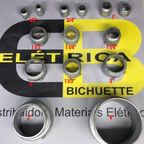 Kit 25 Conector Unidut Aluminio Conico Com Rosca 4 Tramontin