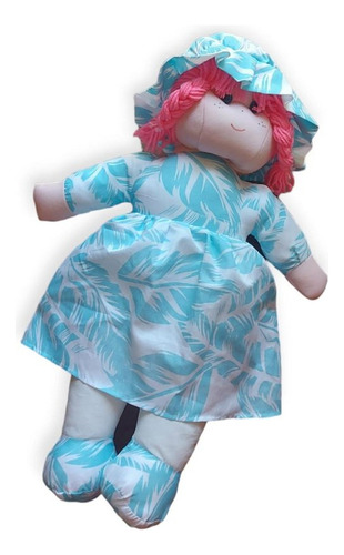 Muñeca Pepona De Tela Grande 60cm Varios Colores Y Diseños