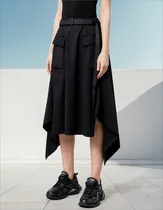 Comprar Falda Cargo Midi Con Cinto Y2k Aesthetic Grunge Punk Tech