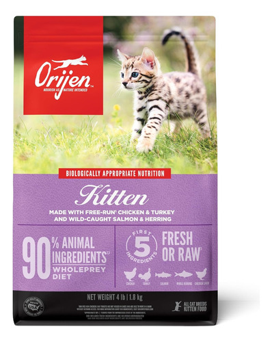Orijen Alimento Seco Para Gatitos 4 Lb