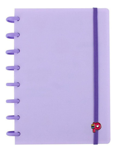 Caderno Yummy Colors A5 Lilás Marshmallow Pop Disc