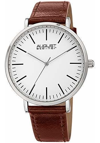 Reloj De Ra - August Steiner Men's Classic Watch - Simple An