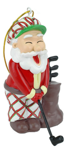 Arbol Buddees Golf Santa Claus Navidad Ornamento
