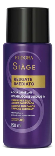 Água Lamelar Siàge Resgate Imediato 4d 150ml - Eudora