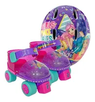 Comprar Patines Apache Entrenadores  Con Casco Barbie
