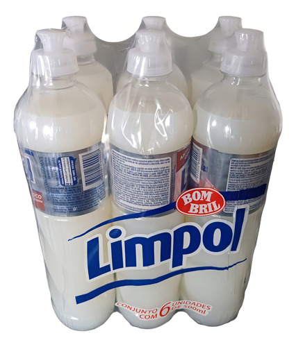 Detergente Liquido Limpol 500ml Coco Kit Com 24