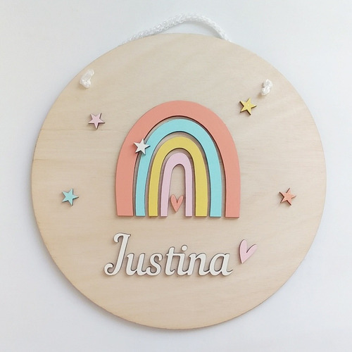 Imagen 1 de 10 de Carteles Con Nombre Cuarto-maternidad - Decoración Infantil