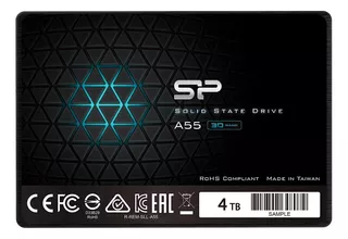 Sp 4tb Ssd 3d Nand A55 Slc Cache Sata Iii 2.5 7mm (0.28)