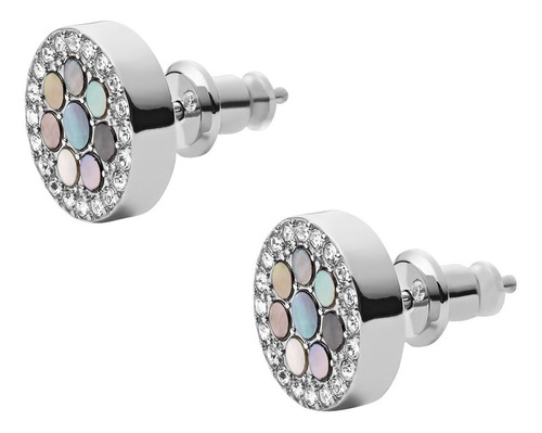 Imagen 3 de 6 de Aretes De Acero Inoxidable Para Mujer Fossil