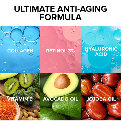 Simplyvital Crema Hidratante Facial De Colágeno Retinol 50ml
