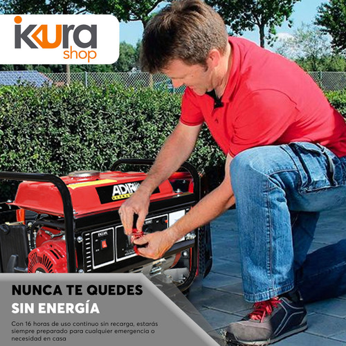 Generador De Gasolina 2hp 1600w Adir 490