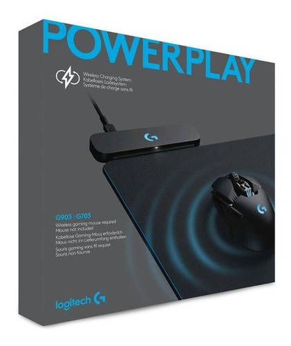 Mouse Pad Logitech Powerplay Wireless Charger Lightspeed Rgb