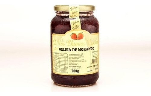 Geléia Artesanal Dillin 700g Morango- Serra Gaúcha