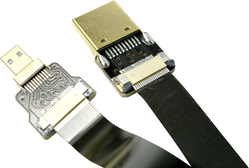 Delgado Y Suave Micro Hdmi Recto Macho A Hdmi Estándar Hdmi