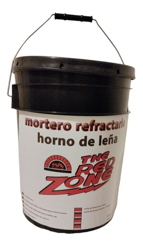 Mortero Refractario Hornos De Leña Pan Pizza 1,450°c 35kg