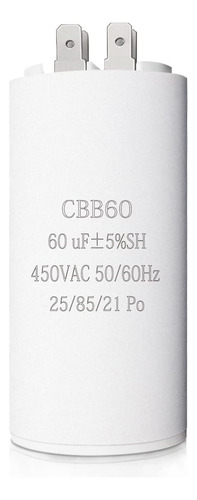 Anronchv 450v 60uf Condensador Redondo De Funcionamiento En