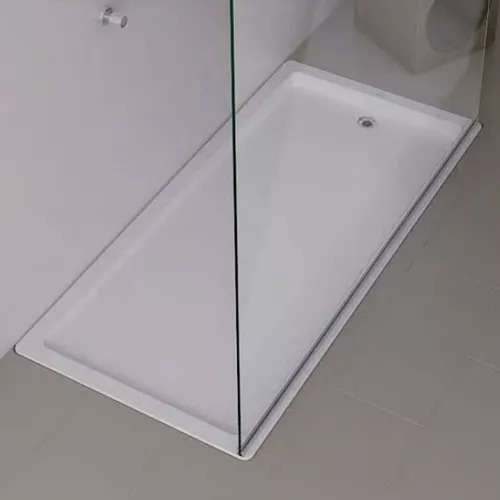 Plato De Ducha 120 X 70 Acrílico Sanitario Premium Blanco