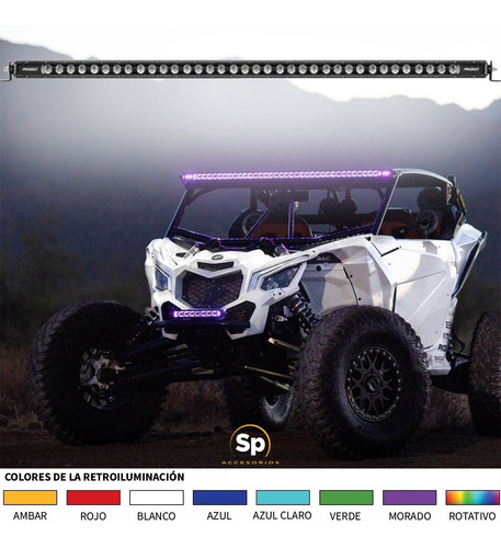 Barra Led Rigid Radiance Plus Sr Series 50 8 Rgbw Backlight