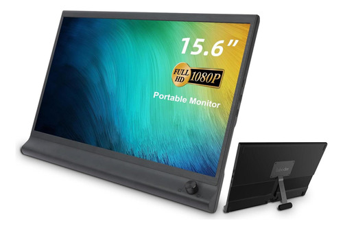 Monitor Portátil Con Soporte - 15.6 Pulgadas Fhd 1080p Rgb I