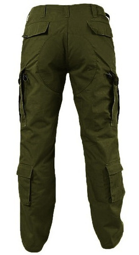 Imagen 2 de 7 de Pantalón Táctico Corte Acu Verde Ripstop Poliéster